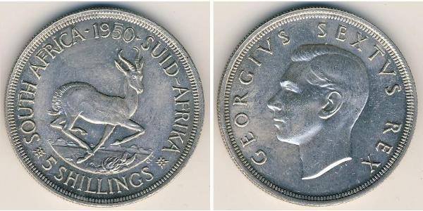 5 Шилінг Південно-Африканська Республіка Срібло Георг VI (1895-1952)