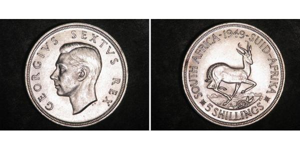5 Шилінг Південно-Африканська Республіка Срібло Георг VI (1895-1952)