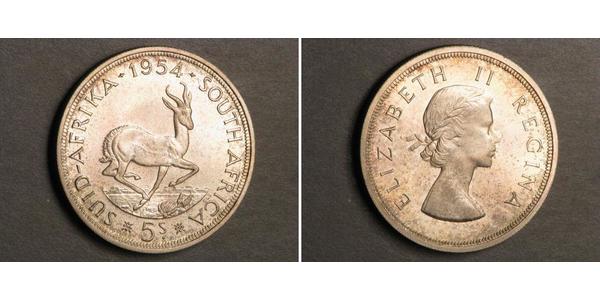 5 Шилінг Південно-Африканська Республіка Срібло Єлизавета II (1926-2022)