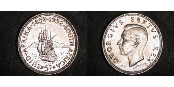 5 Шилінг Південно-Африканська Республіка Срібло Георг VI (1895-1952)