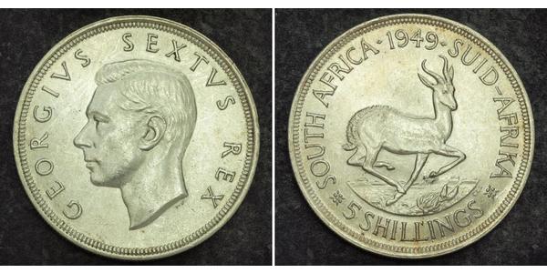 5 Шилінг Південно-Африканська Республіка Срібло Георг VI (1895-1952)