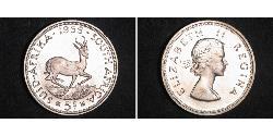 5 Shilling South Africa 銀 伊丽莎白二世 (1926-2022)