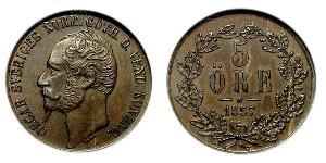 5 Эре Швеция Медь 