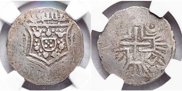 600 Reis Indien Silber 