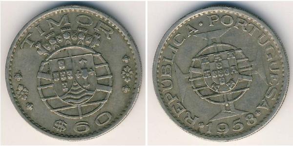 60 Centavo 东帝汶 / 葡萄牙 銅/Zinc 