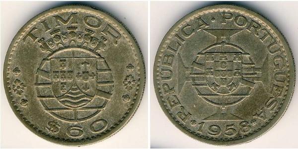 60 Centavo 东帝汶 / 葡萄牙 銅/Zinc 