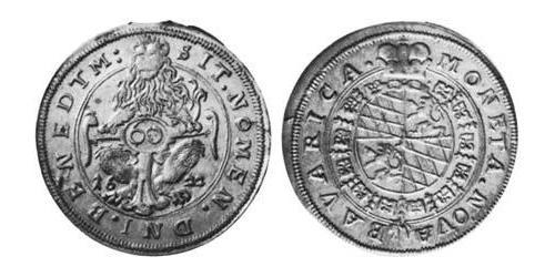 60 Kreuzer Ducado de Baviera (907 - 1623) Plata Maximiliano I, duque y elector de Baviera(1573 – 1651)