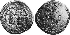 60 Kreuzer Markgrafschaft Baden (1112 - 1803) Silber 