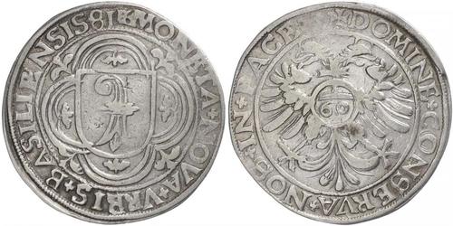 60 Kreuzer Schweiz Silber 