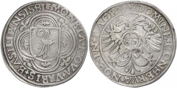 60 Kreuzer Schweiz Silber 
