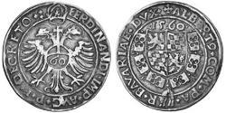 60 Крейцер Баварія (герцогство) (907 - 1623) Срібло Albert V, Duke of Bavaria (1528 – 1579)