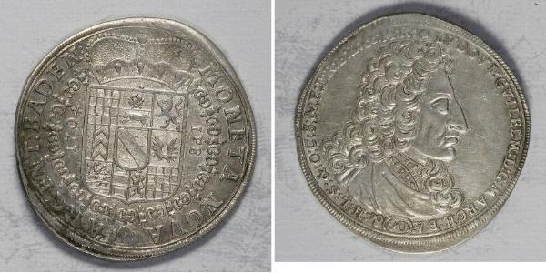 60 Крейцер Баден (маркграфство) (1112 - 1803) Срібло 
