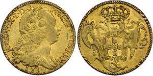 6400 Reis Brasilien Gold Joseph I of Portugal (1714-1777)