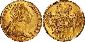 6400 Reis Brasilien Gold Joseph I of Portugal (1714-1777)