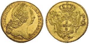 6400 Reis Brasilien Gold Joseph I of Portugal (1714-1777)