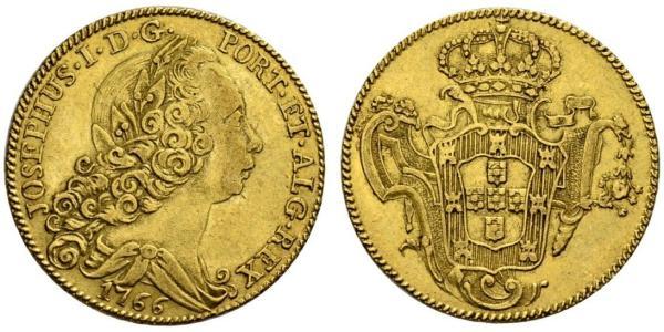 6400 Reis Brasilien Gold Joseph I of Portugal (1714-1777)