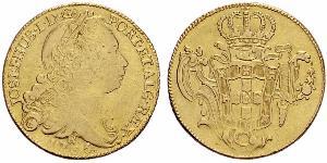 6400 Reis Brazil Gold Joseph I of Portugal (1714-1777)