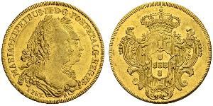 6400 Reis Brazil Gold Peter III of Portugal (1717-1786)