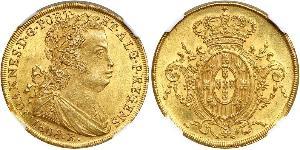 6400 Reis Brazil Gold John VI of Portugal (1767-1826)