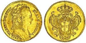 6400 Reis Kingdom of Portugal (1139-1910) / Brasilien Gold Maria I. von Portugal (1734-1816)