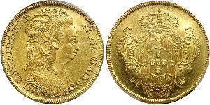 6400 Reis Kingdom of Portugal (1139-1910) / Brasilien Gold Maria I. von Portugal (1734-1816)