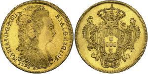 6400 Reis Kingdom of Portugal (1139-1910) / Brasilien Gold Maria I. von Portugal (1734-1816)
