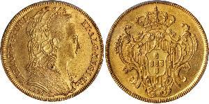 6400 Reis Kingdom of Portugal (1139-1910) / Brasilien Gold Maria I. von Portugal (1734-1816)