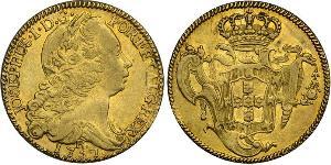 6400 Reis Brésil Or Joseph I of Portugal (1714-1777)