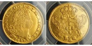 6400 Reis Brésil Or Jean V de Portugal (1689-1750)