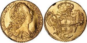 6400 Reis Brésil Or Joseph I of Portugal (1714-1777)