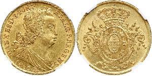 6400 Reis Brésil Or Jean VI de Portugal (1767-1826)