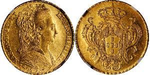 6400 Reis Brésil / Royaume de Portugal (1139-1910) Or Marie I de Portugal (1734-1816)