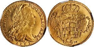 6400 Reis 巴西 金 Joseph I of Portugal (1714-1777)