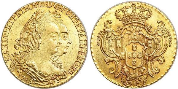 6400 Reis 巴西 金 Peter III of Portugal (1717-1786)