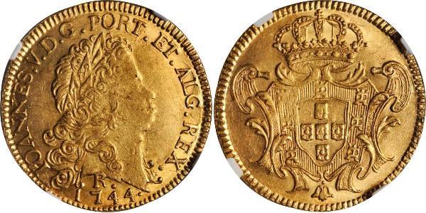 6400 Reis 巴西 金 若昂五世 (1689 - 1750)