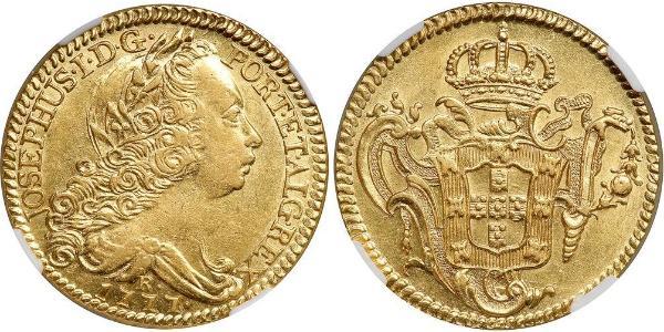 6400 Reis 巴西 金 Joseph I of Portugal (1714-1777)