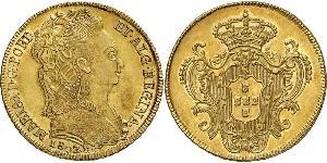 6400 Reis 巴西 / 葡萄牙王國 (1139 - 1910) 金 Maria I of Portugal (1734-1816)