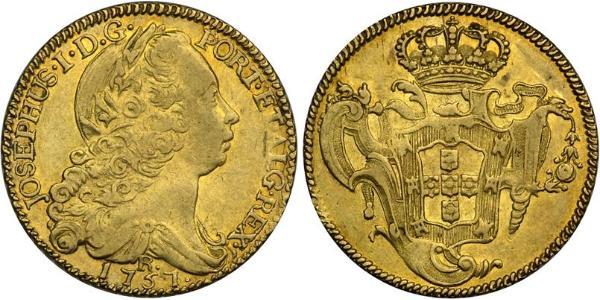 6400 Рейс Бразилия Золото Joseph I of Portugal (1714-1777)