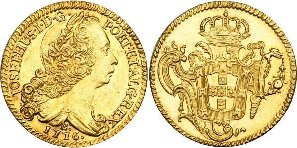 6400 Рейс Бразилія Золото Joseph I of Portugal (1714-1777)