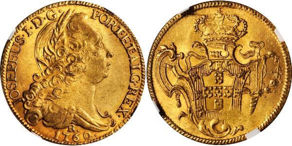 6400 Рейс Бразилія Золото Joseph I of Portugal (1714-1777)