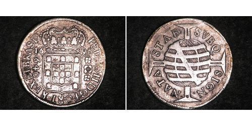 640 Reis Brasilien Silber 