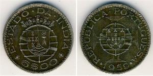 6 Escudo India portuguesa (1510-1961) Níquel/Cobre 