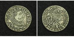 6 Grosh République des Deux Nations (1569-1795) Argent Sigismund III