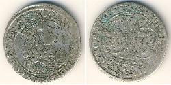 6 Grosh Confederazione Polacco-Lituana (1569-1795) Argento 