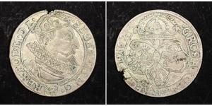 6 Grosh Confederazione Polacco-Lituana (1569-1795) Argento Sigismund III