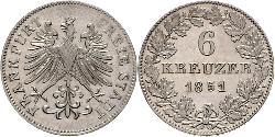 6 Kreuzer Allemagne Argent 
