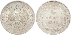 6 Kreuzer Allemagne Argent 