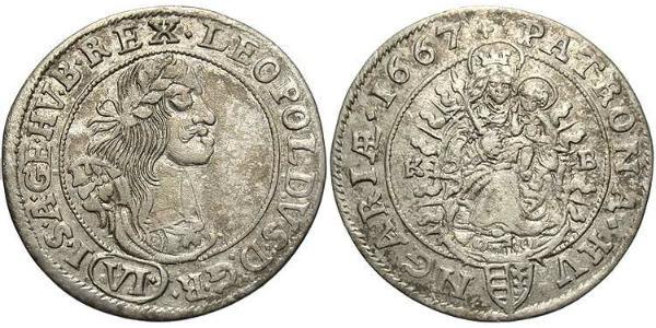 6 Kreuzer Hongrie (1989 - ) Argent 