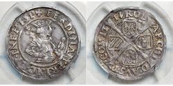 6 Kreuzer Ååstenrik Argent Ferdinand Ier du Saint-Empire (1503-1564)