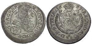 6 Kreuzer Austria Argento 